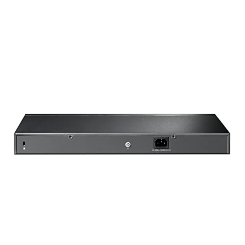 Image of TP-Link TL-SL2428P V4 | 24 Port Fast Ethernet Smart Managed PoE Switch | 24 PoE+ Ports @250W, w / 4 Gigabit Ports + 2 Combo SFP Slots | Omada SDN Integrated | Limited Lifetime Protection | PoE Recovery
