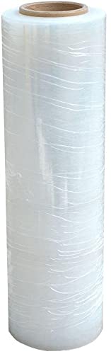 Mialo19” x 1000ft 80 Gauge Strong Roll Clear Strech Wrap- Heavy Duty Pallet Parcel Packing Plastic Cling Film- High Performance Strech Tear Resistant Clear Film Wrap – 19” Wide x 1000Ft (1 Pack)