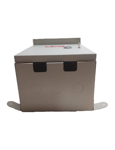 Image of Safe Charge Box for EV - Weatherproof Lockable Metal Enclosure with Pre-Installed MCB | Wall Mount Electrical Box for Home & Commercial EV Charging Setup | (7 inchx9 inchx6 inch)