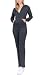 NE PEOPLE Womens Casual Basic Terry Zip Up Hoodie Sweatsuit Tracksuit Set S-3XL