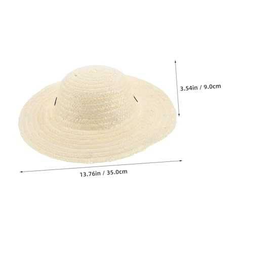 TENDYCOCO Children's Straw Hat Sun Hat Beach Hat Bonnet Sun Hat for Sun Wheat Straw Hat Wheat Straw Hats for2