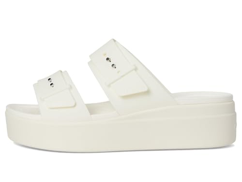 Image of Crocs Women's Brooklyn Buckle Low Wedges