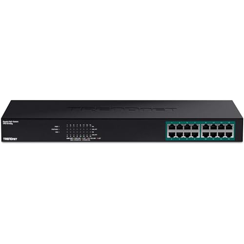 Image of TRENDnet 16-Port 246W 32Gbps Gigabit PoE+ and 26-Port 380W 52Gbps Gigabit PoE+ Ethernet Network Switches