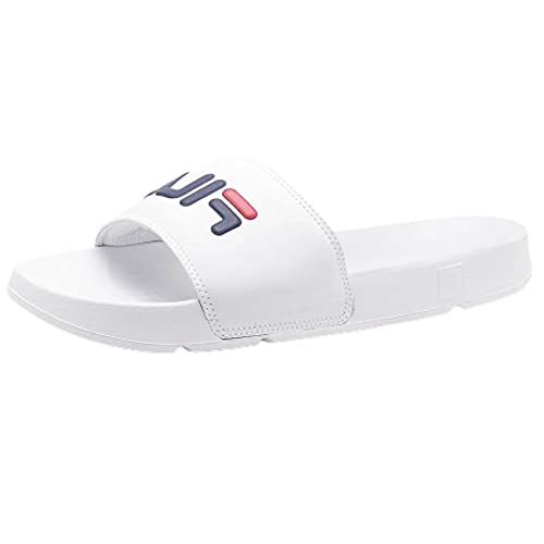 Chinelo Drifter Basic, Fila, Feminino, Branco/Marinho/Vermelho, 38