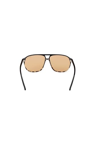 Image of Tom Ford Bruce TF1026 05E Sunglasses Men's Shiny Tokyo Tortoise /Black /Brown 61mm