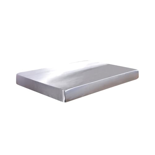 Zymoplas Funda de colchón Suave y cómoda para Cama, Sábana Ajustable de satén y Seda, Tela de Fibra química, fácil Cuidado