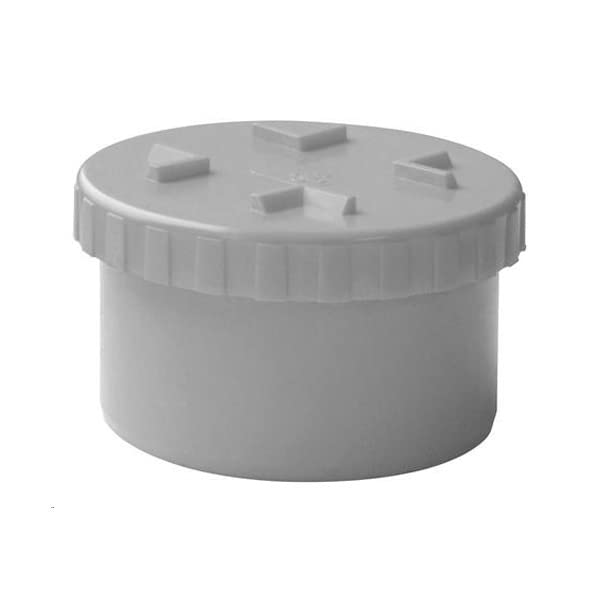 First Plast - Raccord PVC évacuation - Tampon de visite PVC mâle Ø250 -