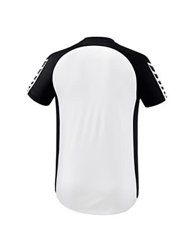 Erima Adult Six Wings Teamsport Jersey, White/Black, S - Image 2