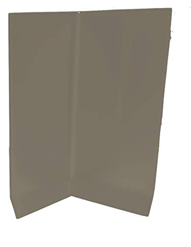 Roppe 700 Series 1/8" Rubber/Vinyl Mix (Type Tp) Lunar Dust, 6" H X 1/8" W (Inside Corner Block) #TOP8