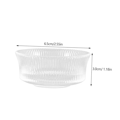 Plato de vidrio para uñas multiuso para manicure miniatura 2