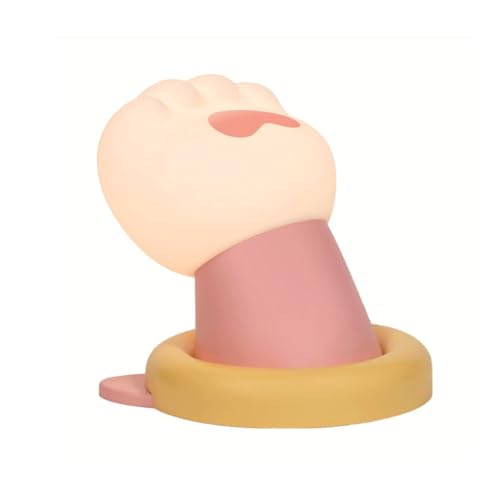 Lámpara de mesa nocturna pata de gato LED portátil USB