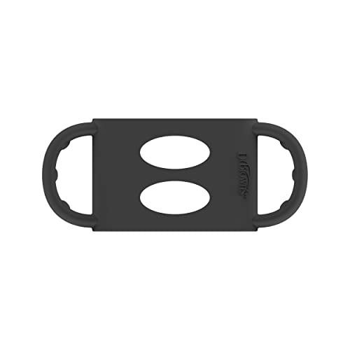 Dr. Brown’s® Milestones™ 100% Silicone Baby Bottle Handles, Wide-Neck, Black, 2 Pack, 4m+ - image 6