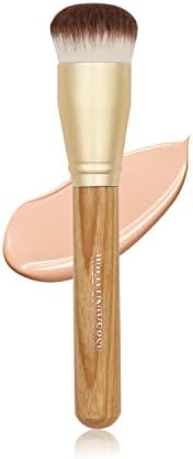 Wild Universe Foundation Brush, Flat Top Kabuki Professional Setting Makeup Brush for Liquid, Cream, Soft Dense Synthetic Bristles for Blending, Buffing, Stippling
