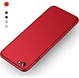 Aollop iPhone 8 Case iPhone 7 Case,Ultra Thin Matte Surface Shock-Absorption Anti-Scratch Lightweight Full Protective Bumper Cover Shell Case for iPhone 8 /iPhone 7-4.7 inch Red