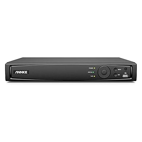 ANNKE 8 Channel 4K POE NVR , 8MP CCTV Camera System Network Video Recorder, Support 8x 8MP/5MP/4MP/1080p IP Security Cameras, Max up to 8 TB Hard Drive for 24/7 Recording (HDD Not Included) Cover