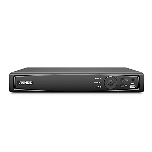 ANNKE 8CH 12MP/4K+ PoE NVR Überwachungssystem Rekorder für PoE Kamera Außen, unterstützt 8X 12MP/4K/8MP/5MP/3K HD IP Kameras, bis zu 8 TB Festplatte für 24/7 Aufzeichnung(HDD Nicht enthalten)