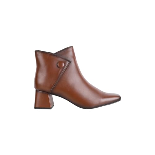 Image of Metro Women Faux Leather Sleek Slip-On Casual Boots