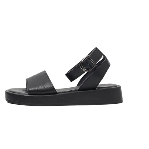 Ankle Strap Sandals with Comfort Insole, Buckle Closure Design, Stylish Summer Footwear, Perfect for Casual or Dressy Occasions Beach Rave Corporate Goth Shoes