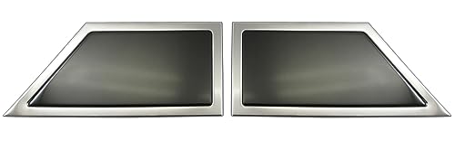 BRIGHTZ クラウンクロスオーバー TZSH35 AZSH35 超鏡面ステンレスメッキリアライセンスサイドガーニッシュ 2PC 【 REA−ETC−MID−014 】 TZSH AZSH H35 35 クラウン クロスオーバー