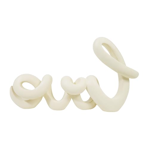 Escultura Letras LOVE Beige para Decoración de Hogar miniatura 2