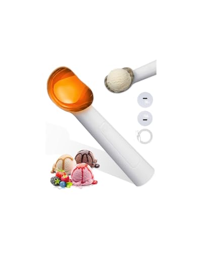 Opiniones y reviews de Cucharas de helado . 47 Cuchara de Helado Calentada Recargable,Homtronics IP67 Cuchara Helado Eléctrico con Pantalla LED, Se Puede Calentar Hasta 158 °F (70℃), 3400 mAh, Antideslizante Del Mango, Apto...