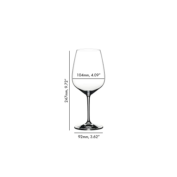 Riedel extreme cabernet glass set of 2 clear  urban country home decor