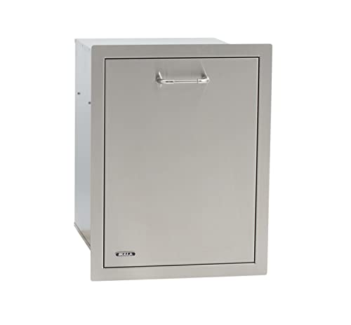 Bull Slim 10 Gallon Pull-Out Trash Drawer with Trash Can, 16.5x27-Inches (56941)