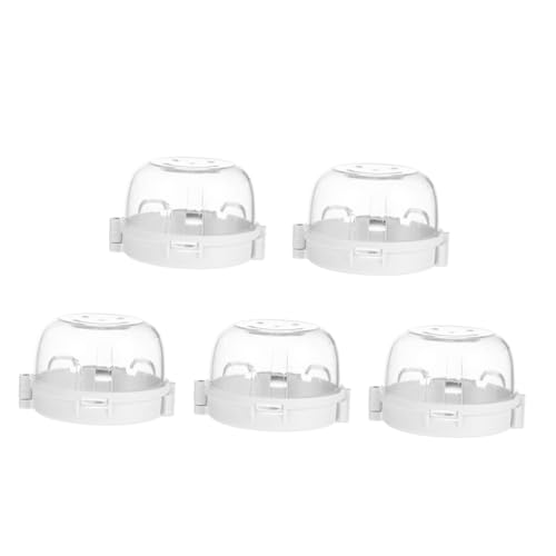 5個 ガスコンロスイッチカバー キッチンガス ケース ガスコンロのノブカバー キッズ ストーブガード オーブンロック ガスコンロ カバー ガスコンロ ガード Abs UPKOCH