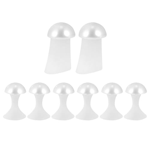 HAPINARY 8pcs Silicone Toe Separators for Pedicures Toe Spacers Women Bunion Nail Art Supplies