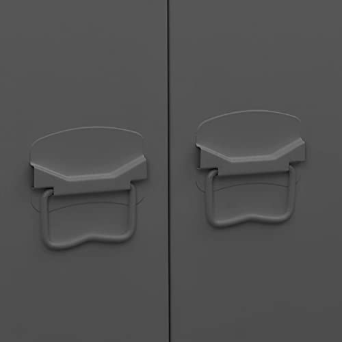 Norheim-Armario-Ropero-Taquillas-vestuariosTaquillas-Metalicas-Vestuario-Armario-de-Acero-Armario-Armarios-de-Almacenaje-90x50x180-cm-Gris-Antracita