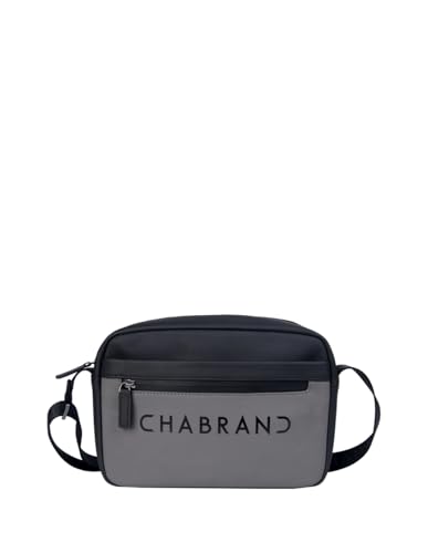 Chabrand Sacoche homme Ref 55069 109 Noir Gris 25*