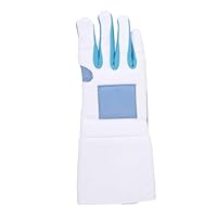 RiToEasysports Fechthandschuhe, Fechtausrüstung, Rechte Hand, rutschfest, Gestrickter Stoff, Bequeme Passform, Fechttrainingshandschuh für Säbelfolien-Degen (M)
