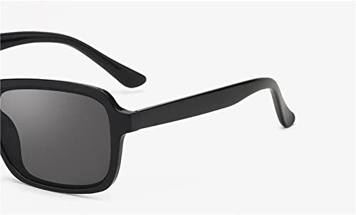 ZENYS Retro Rectangular Men and Women Uv400 Outdoor Sunglasses (Color : D, Size : 1)4