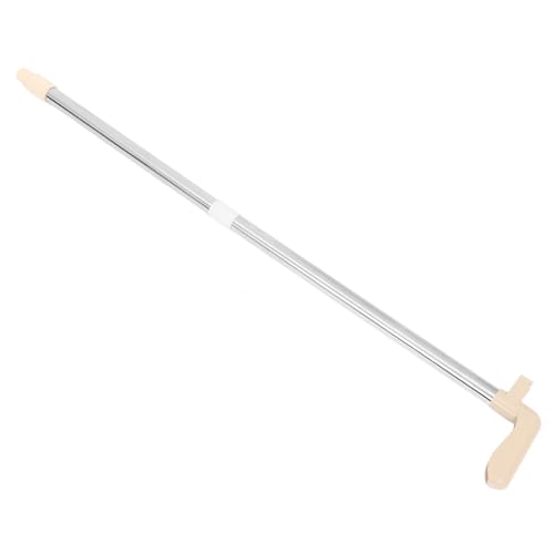 Mikinona Metal Dustpan Handle Replacement for Detachable Sweeper Pole Rod Accessory Strong Buckle for Easy Cleaning Random Color
