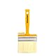 Professioneller Deckenbürste, 100 x 30 mm, weiße Borste, ergonomischer Griff, mit Haken, professioneller Pinsel