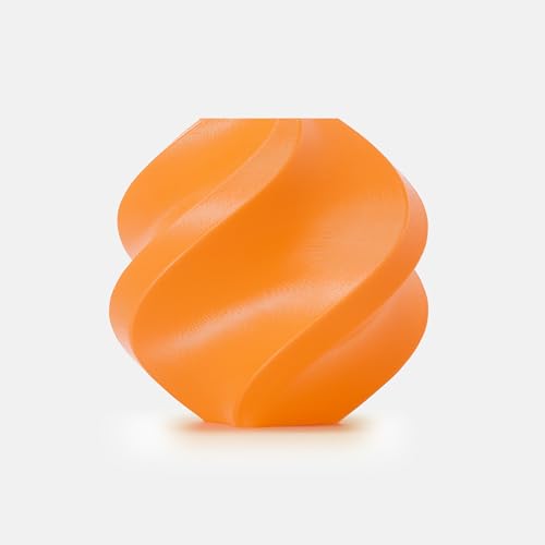 Image of Bambu (TPU 85A - Neon Orange) 3D Printer Filament, 1.75mm Flexible Filament, 85A Shore Hardness, High Elasticity, Strong Adhesion,Tangle-Free.