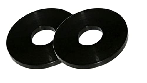 Nylon Black Penny Washers Plastic Repair Washer M3 M4 M6 M8 M10 M12 - Pack of 6 (M10 x 30mm)