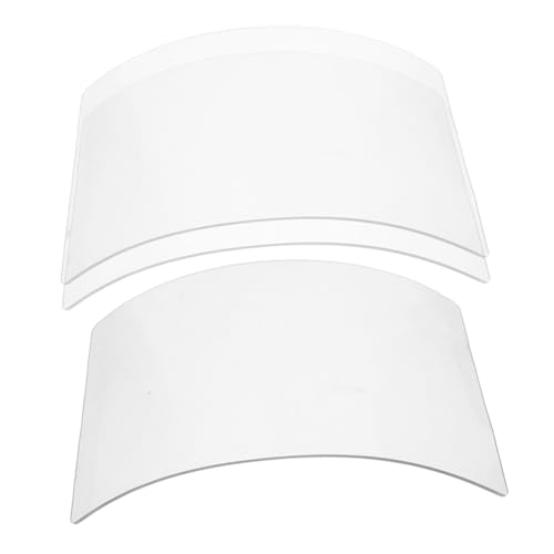 SWOOMEY 3pcs Sandblasting Hood Protective Lens Replacement Lightweight Transparent Dust Protection Glasses for Grinding Cutting and Sandblasting Safety Gear