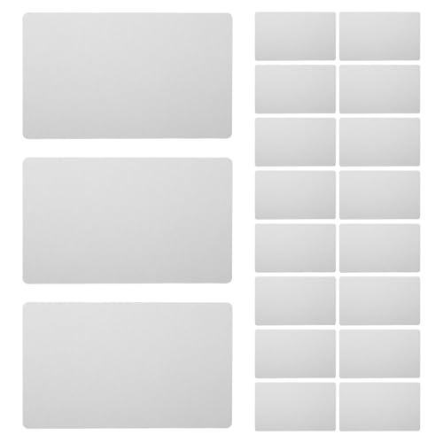 Cartes de visite en aluminium argenté pour éviter les déchirures et sublimer vos gravures