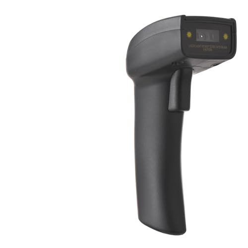 RASTKY Escáner de Código de Barras BT Inalámbrico 1D Lector CCD con Cable USB Portátil con Tecnología CMOS 640 * 480 para Supermercados, Diseño a Prueba de Golpes para Almacenamiento (2D inalámbrico