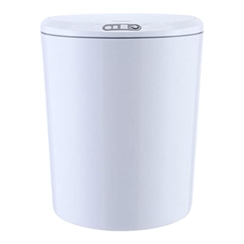 Générique Petite Poubelle Automatique, Mini Poubelle de /5L avec capteur Infrarouge, Poubelle, Table Basse/Bureau de, Blanc 5L