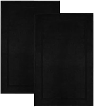 Amazon.com: Utopia Towels Cotton Banded Rug, Bath Mats, [Not a Bathroom Rug], 21x34 Inches, 100% ...