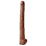 21.2 Inch Extra Long Dildo,Realistic Dildo Huge with Strong Suction Cup,BBC Dildo for Deepest Sex,Anal Plug Sex Toys for Women Men Gay