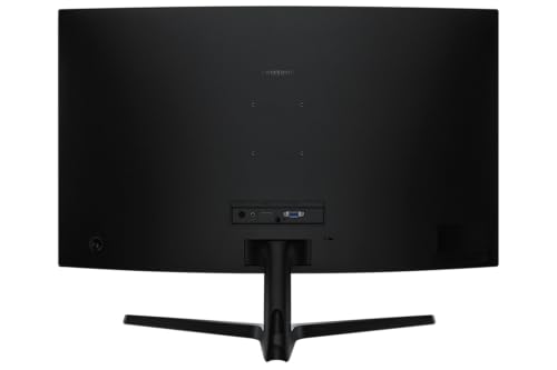 Image of Samsung 32 inch Essential S3 Series FHD Curved Monitor, 1800R, Game Mode, 100Hz Refresh Rate, Game Mode, Eye Saver Mode, Black, with HDMI Cable