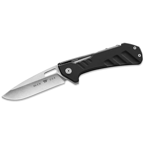 Buck Knives 830 Marksman Folding Knife with One Hand Opening Action