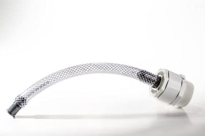 High-Flow Spout for Scepter Military Fuel Cans - 1 Inch Diameter Hose - Fuels Diesel/ Gasoline and Power Equipment