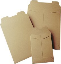 Mailers Direct Heavy Duty Kraft Traditional Tab Lock Envelope Mailers - 6 x 8 Inches - 100 Per Box - 1K-100