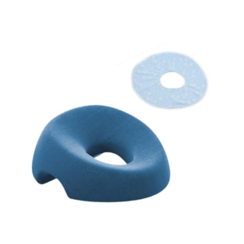 koolsoo フェイスダウンマッサージ枕、睡眠枕、多機能、取り外し可能なカバー、美容サロンパッド、自宅や寝室用の横向き枕, 青