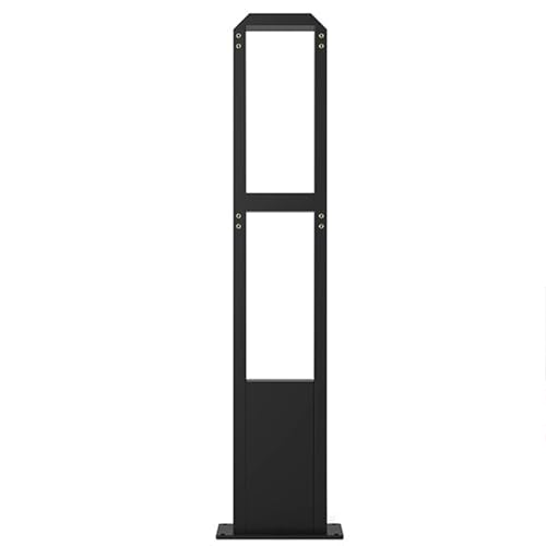 Support de borne de recharge véhicule électrique extérieur avec colonne acier range-câbles