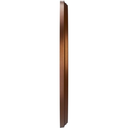 Image of Ekena Millwork CMP13BECDC Berkshire Thermoformed PVC Ceiling Medallion (Fits Canopies up to 5 3 /4 inch), 13 inchOD x 3 1 /2 inchID x 3 /4 inchP, Metallic Dark Copper